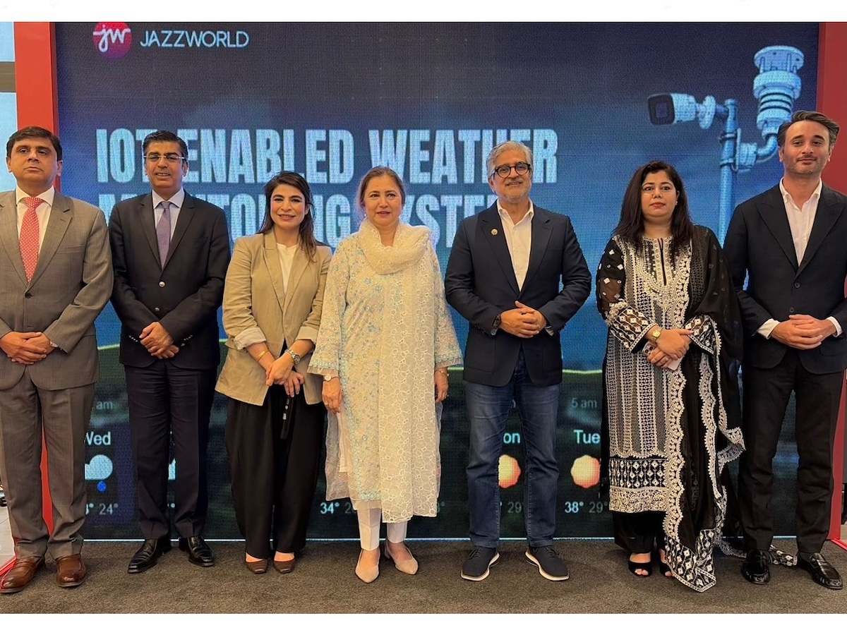 Pakistan's Jazz launches AI-powered IoT weather monitoring station